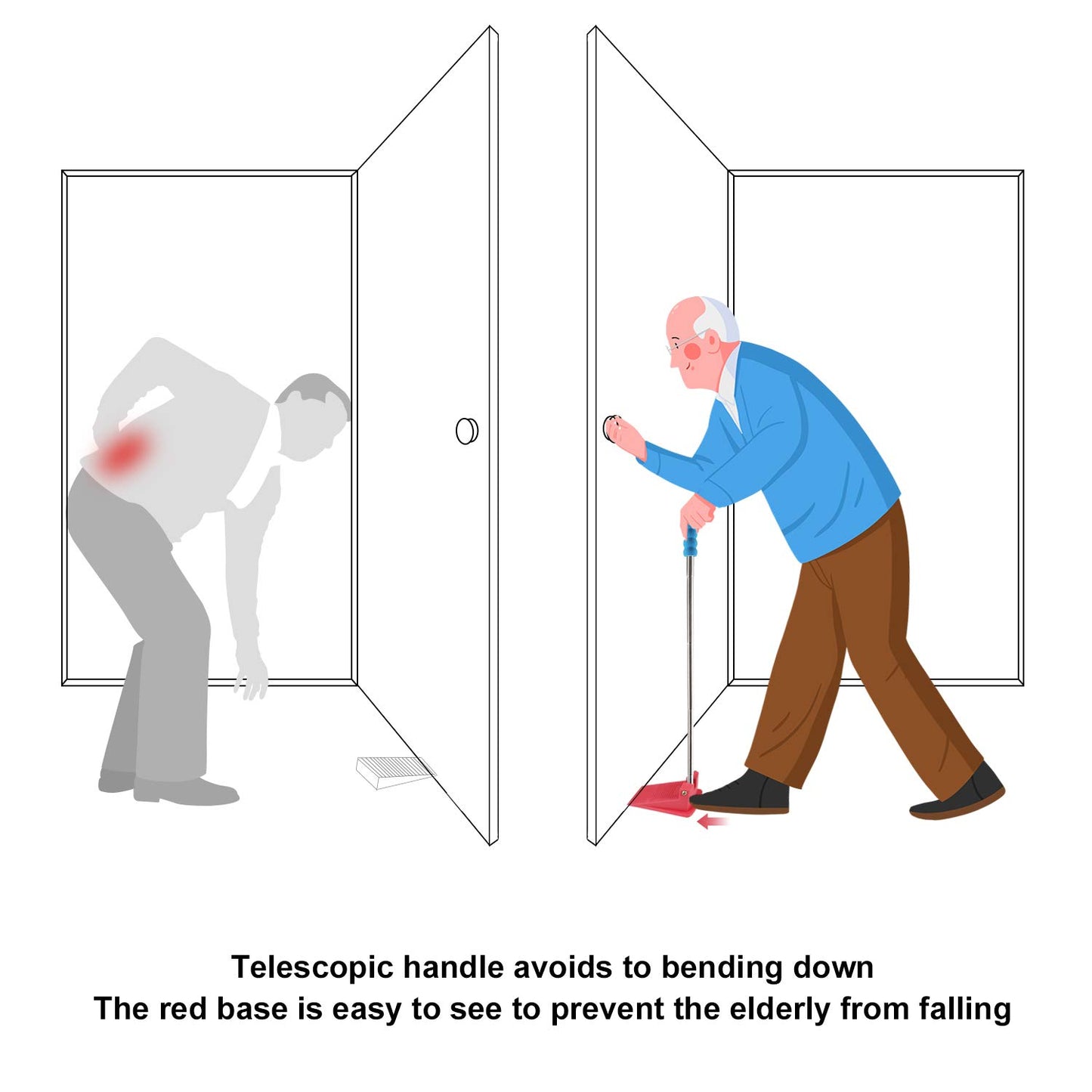 Remedic Telescopic Door Stopper Set of 2