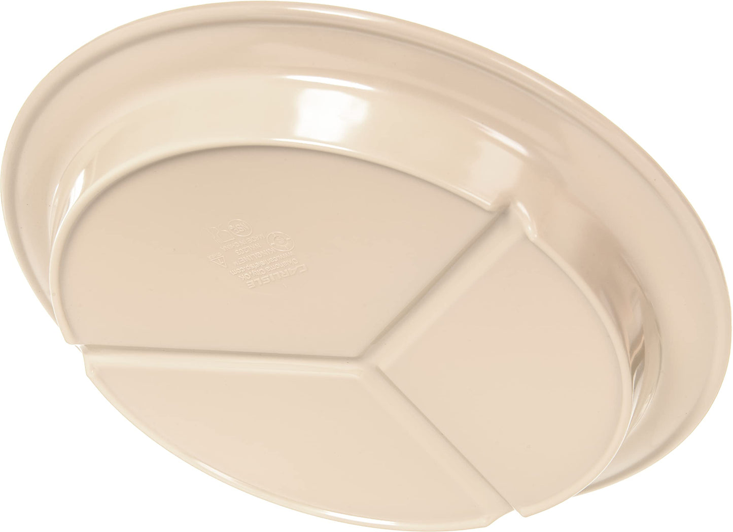 Divided Plate Deep Compartment Plate