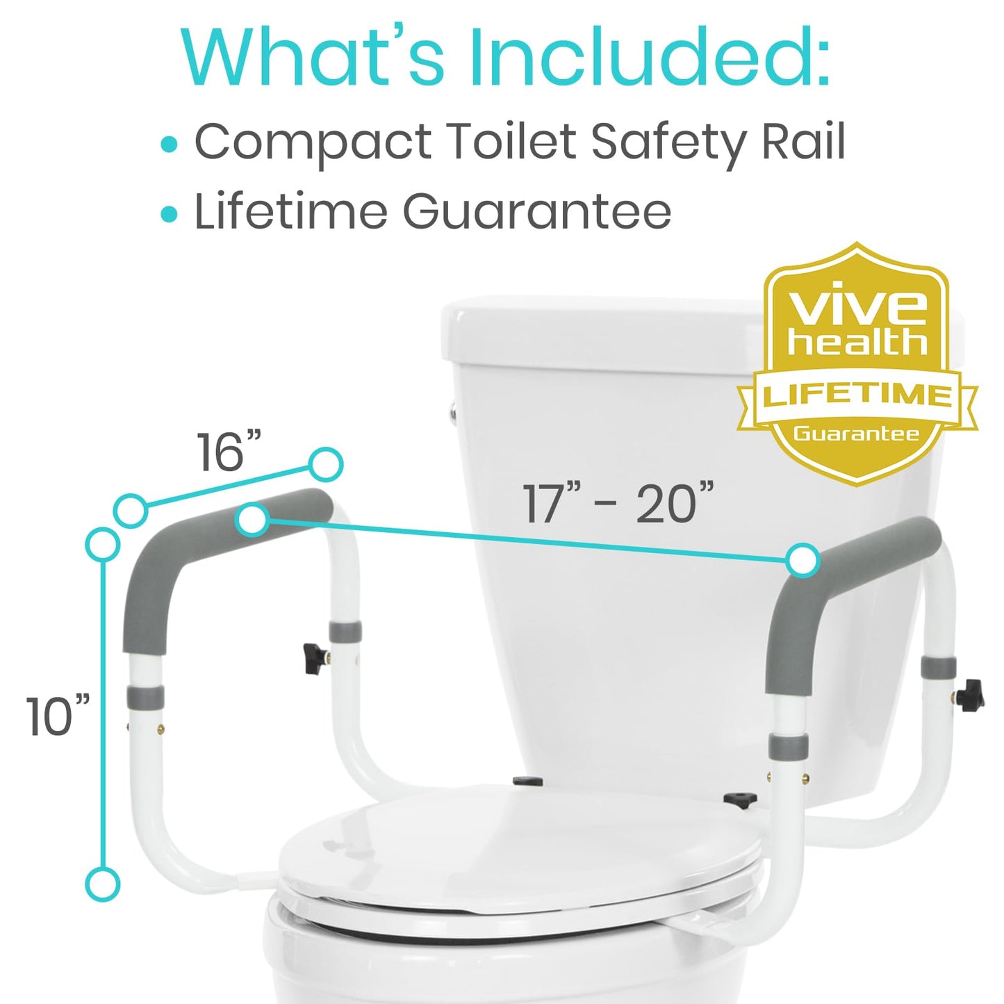Vive Toilet Safety Rail