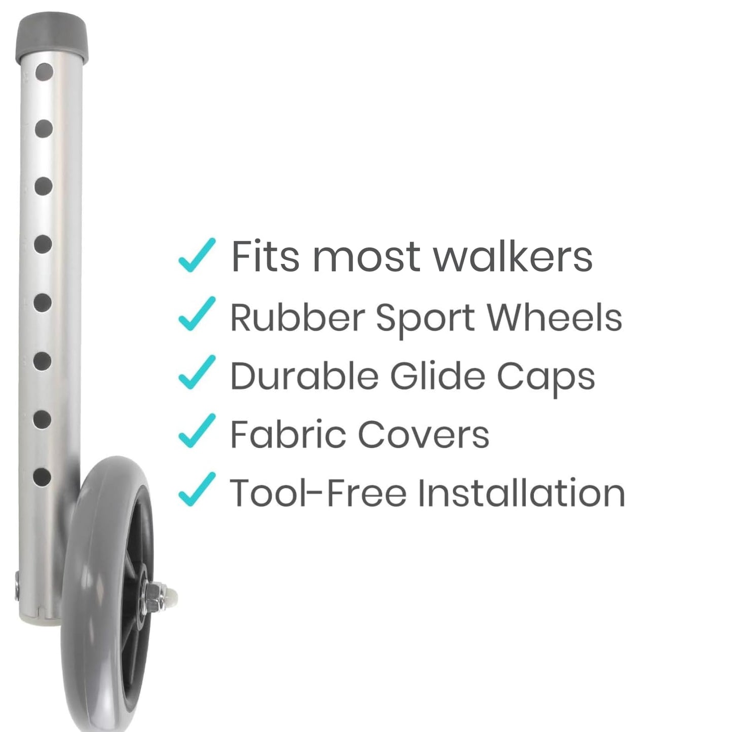 Walker Wheels, Ski Glides, Accessories Covers