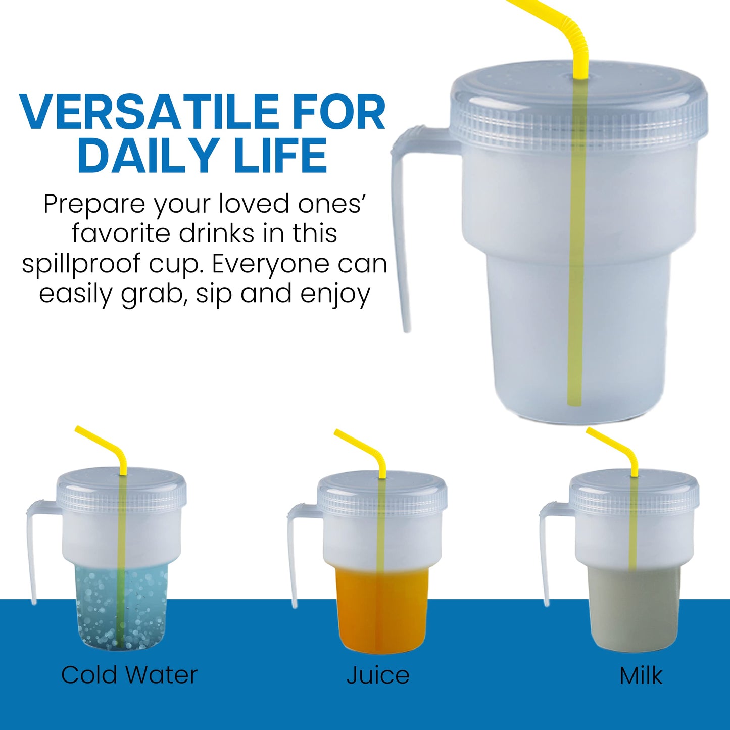 Spillproof Kennedy Cups - Pack of 3