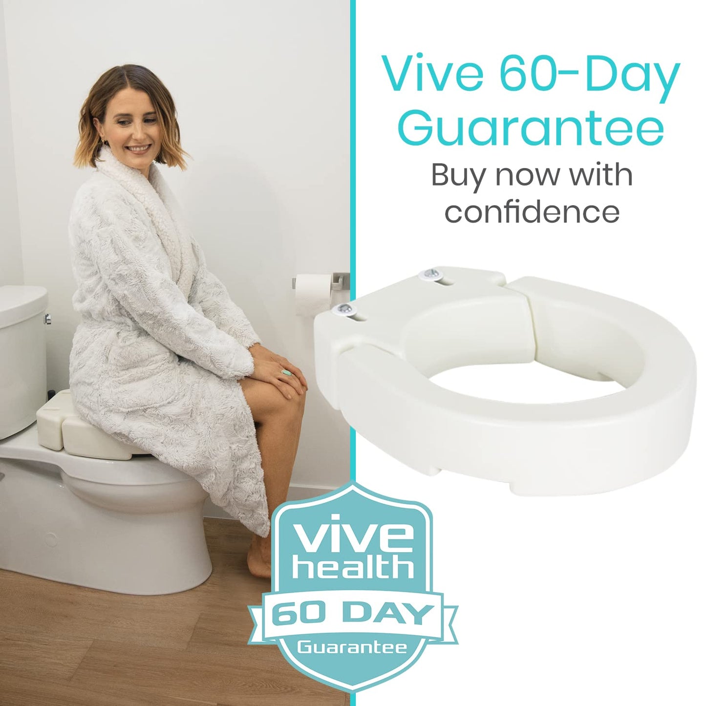 Vive Toilet Seat Riser