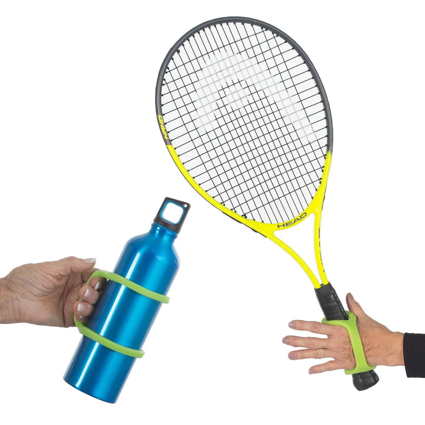 EazyHold Adaptive Handle for Sports, Tools, Cups and Bottles