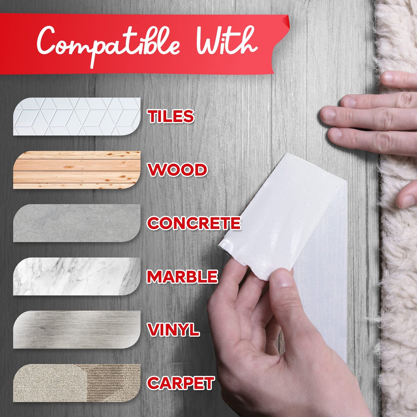 XFasten Double Sided Carpet Tape