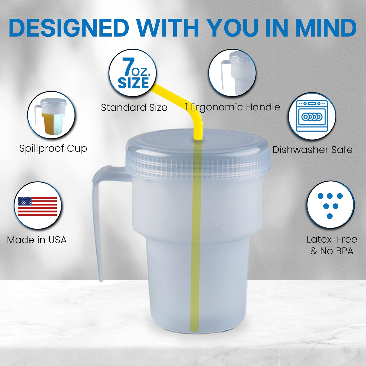 Spillproof Kennedy Cups - Pack of 3