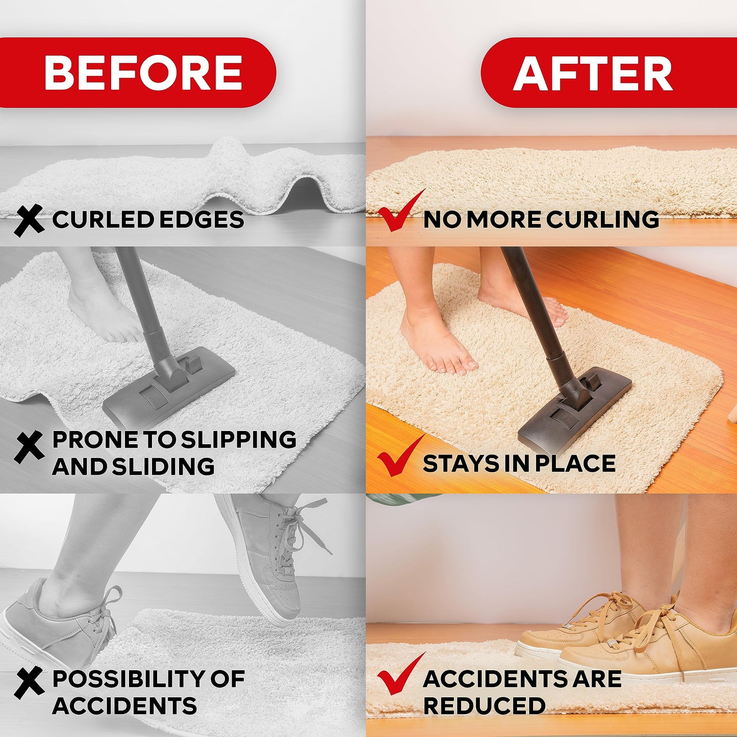XFasten Double Sided Carpet Tape