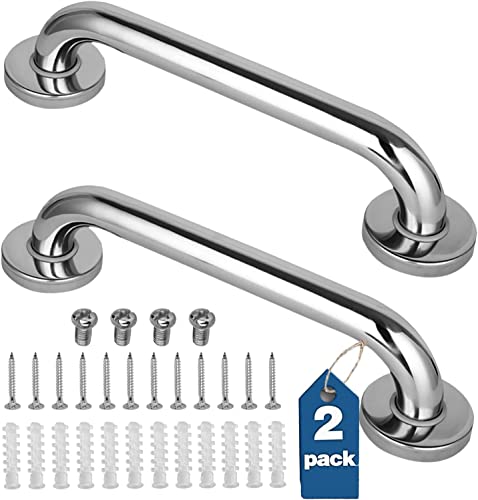 2 Pack Shower Grab Bar-Stainless Steel