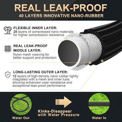 Lefree Expandable Garden Hose 100ft