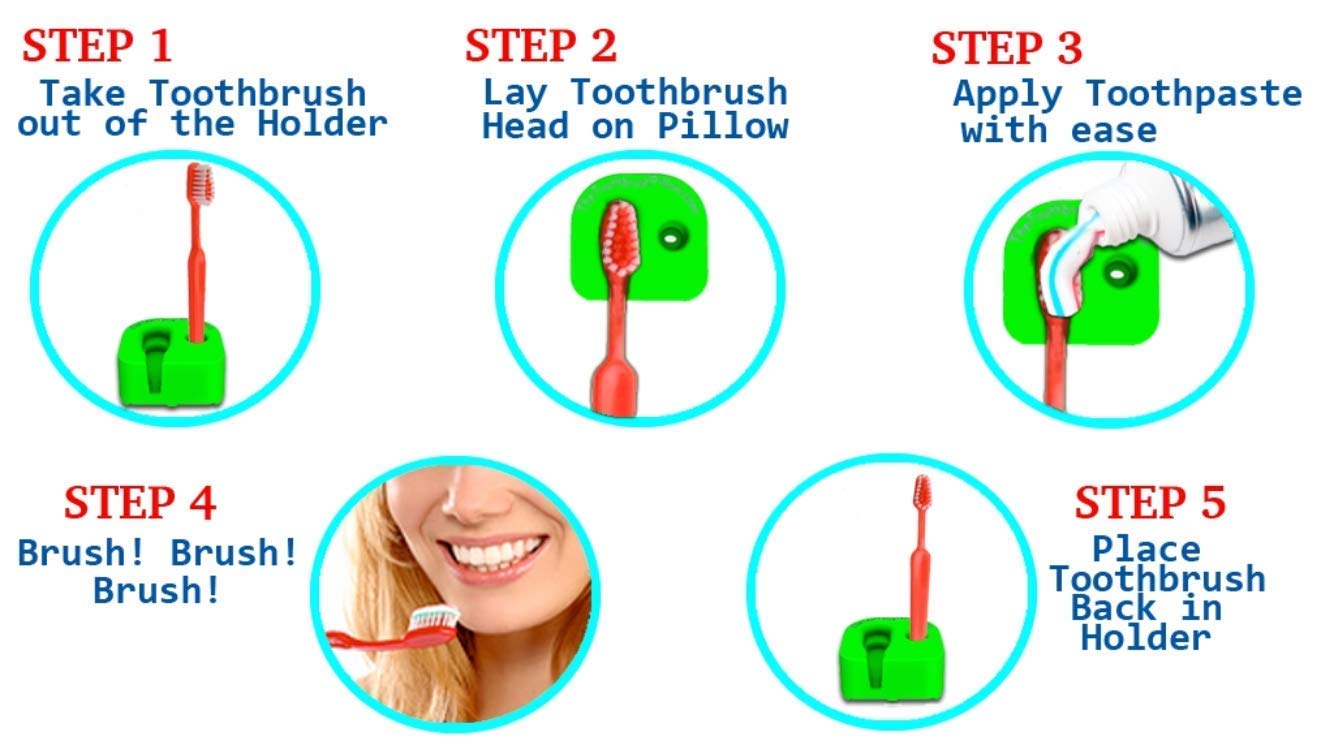 Toothbrush Pillow Adaptive Toothbrush Holder