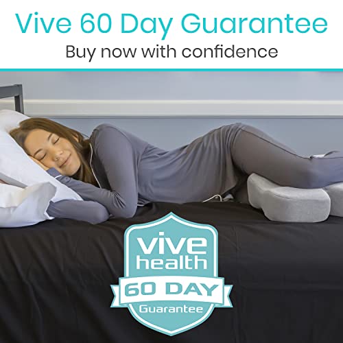 Vive Xtra-Comfort Memory Foam Knee Pillow